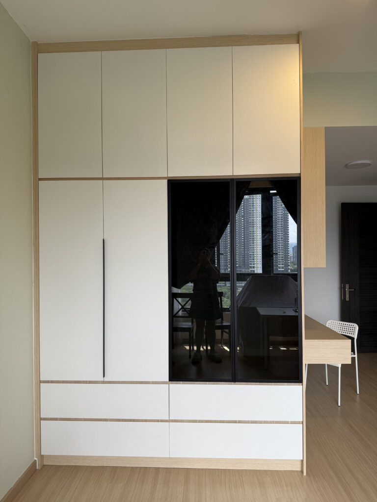 bedroom cabinet design in Mont Kiara
